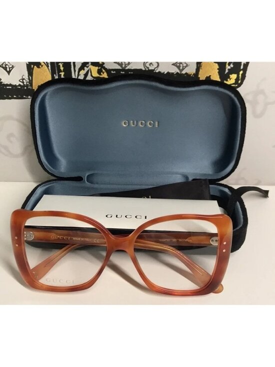 Luxury New Authentic Gucci GG0473O 003 Eyeglasses main image 10
